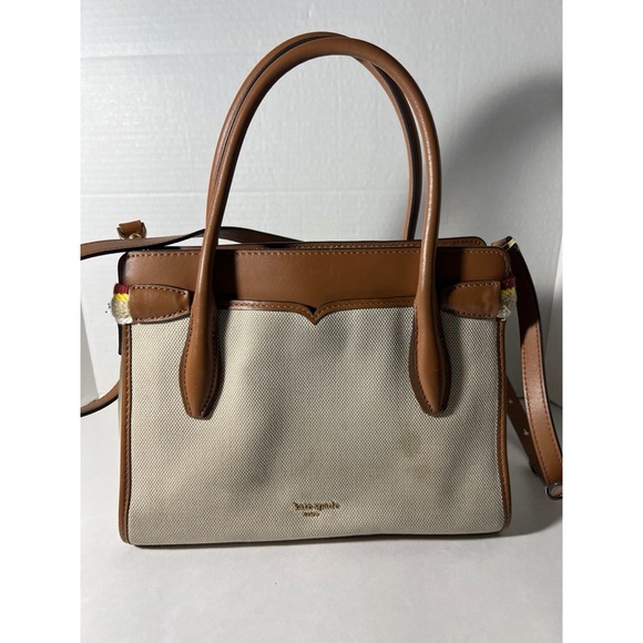 Kate spade Elegant Tan and Cream Women's Handbag - Picture 2 of 10